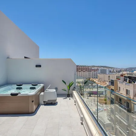 New - Stylish 2br Penthouse With Terrace, Seaview & Private Jacuzzi By Sf Homes 12 *