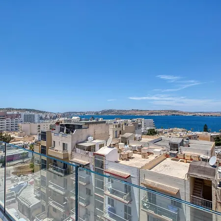 아파트 New - Stylish 2br Penthouse With Terrace, Seaview & Private Jacuzzi By Sf Homes 12 세인트폴스베이
